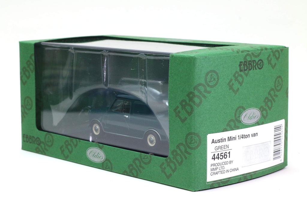 Ebro Austin Mini Kastenwagen GRÜN Fertigprodukt 1/43 1/4-Tonner