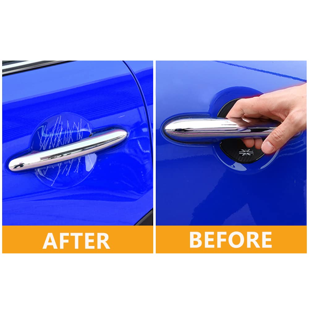 HEINMO Car Door Handle Wrist Protector Sticker Accessories Cooper S