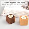 Solid Wood Candlestick Xmas Wedding Valentine's Day Prop Table Decoration Candle Stick Holder