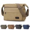 Large Capacity Canvas Shoulder Bag For Men Street Style Durable Material Travel Companion