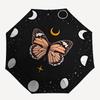 1pc Butterfly Night Sky Automatic Open/Close Umbrella, Portable Folding Umbrella for Everyday Use Yy250826085
