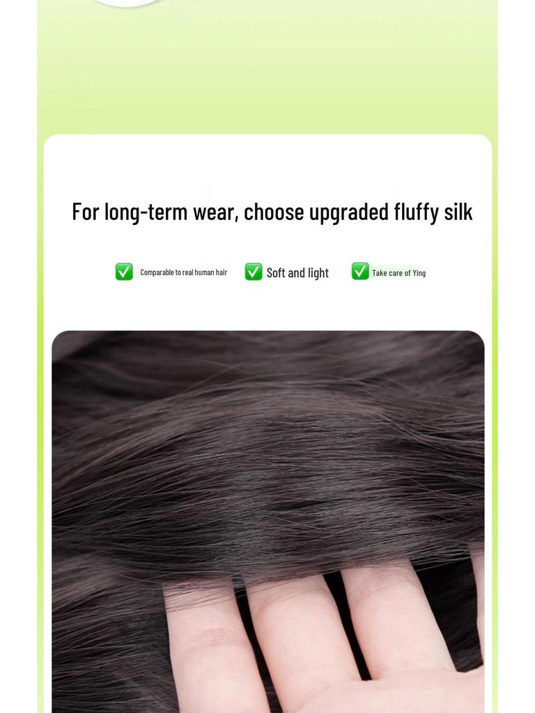 Long Curly Hair Wig Extension – Seamless, Voluminous, and Invisible for Women