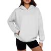 Fashionable Women's Loose Casual Daily Plus Size Long-sleeved Hooded Sweatshirt