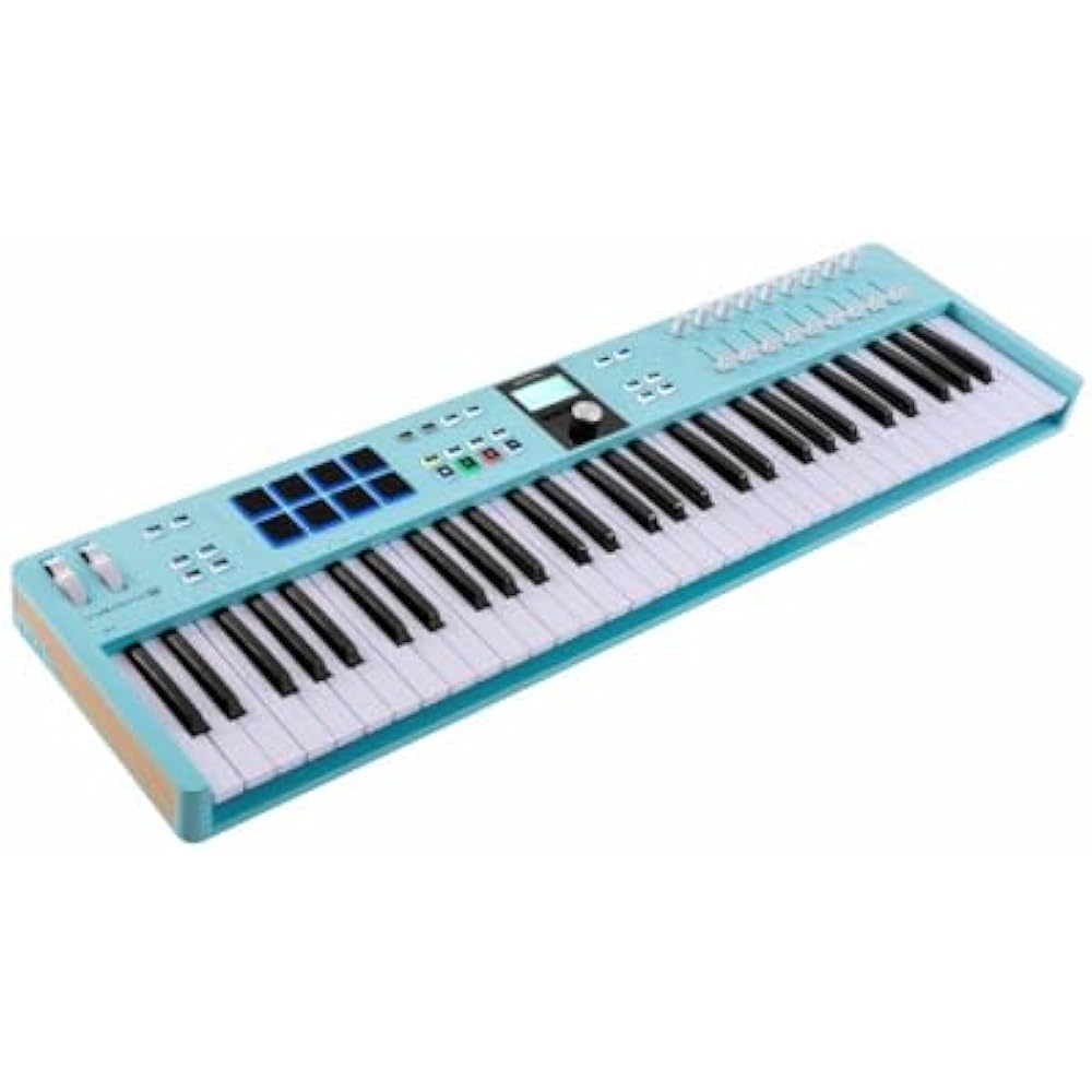 Arturia MIDI Keyboard Controller KeyLab Essential 61 Mk3 Aquamarine