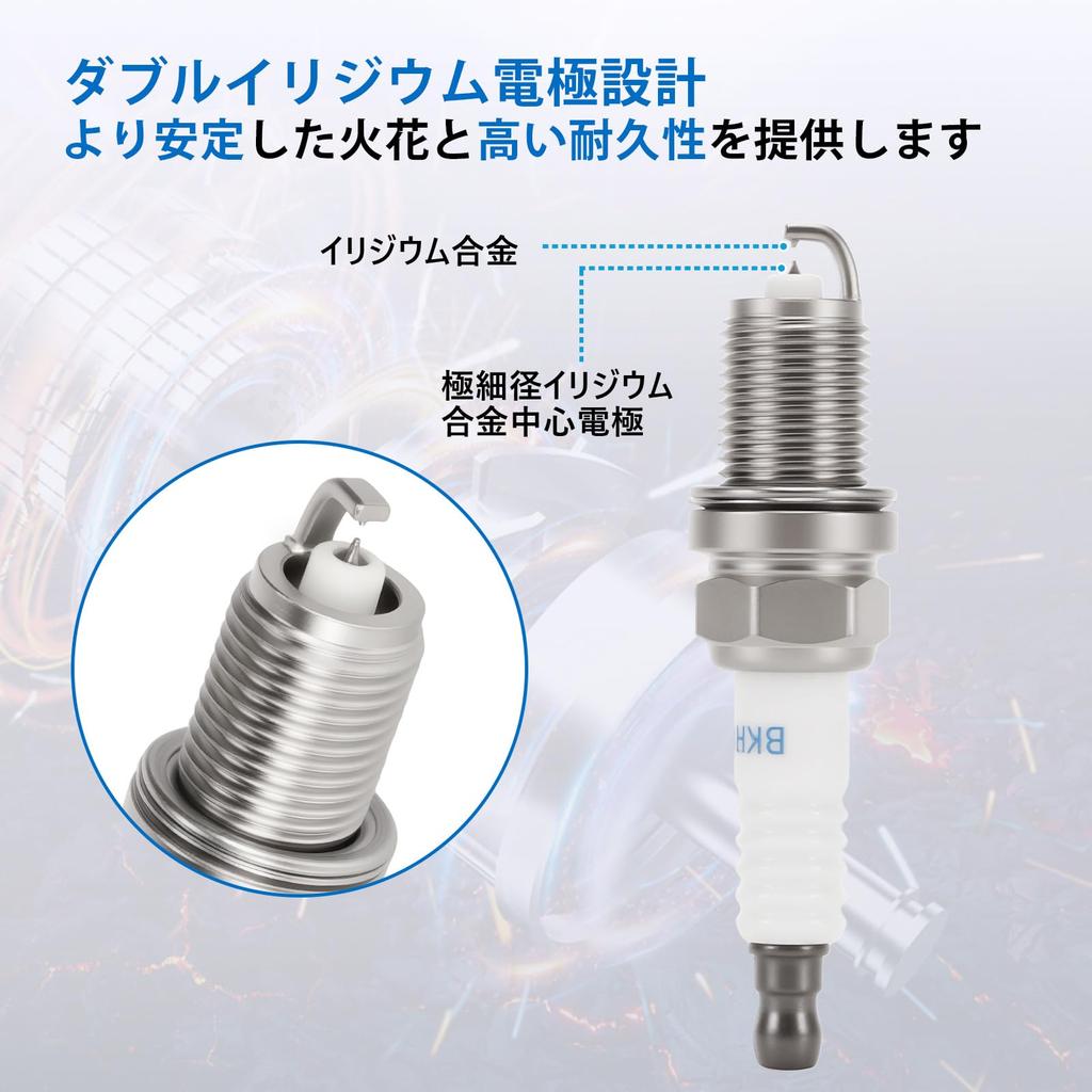 Set of 3 Double Iridium Premium RX Plugs Zest JE1 JE2 Honda Spark Plug Reference Part Number BKR6E-9S