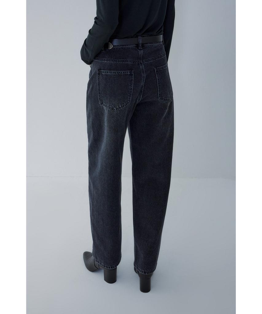 Bobeu Tapered Fit Denim Pants_Black 7156255002
