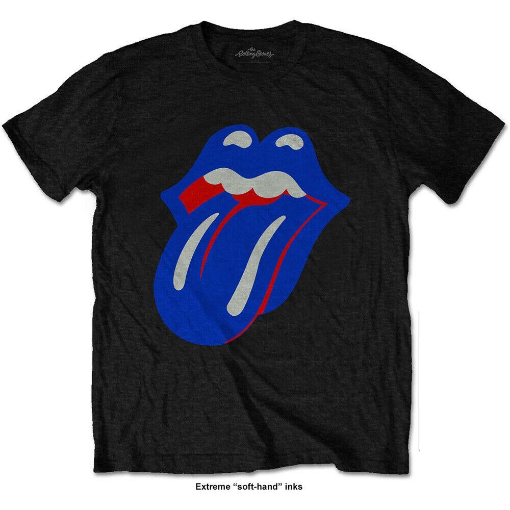 

The Rolling Stones 72 T-Shirt Blue And Lonesome Multi Color Tongue Black Music