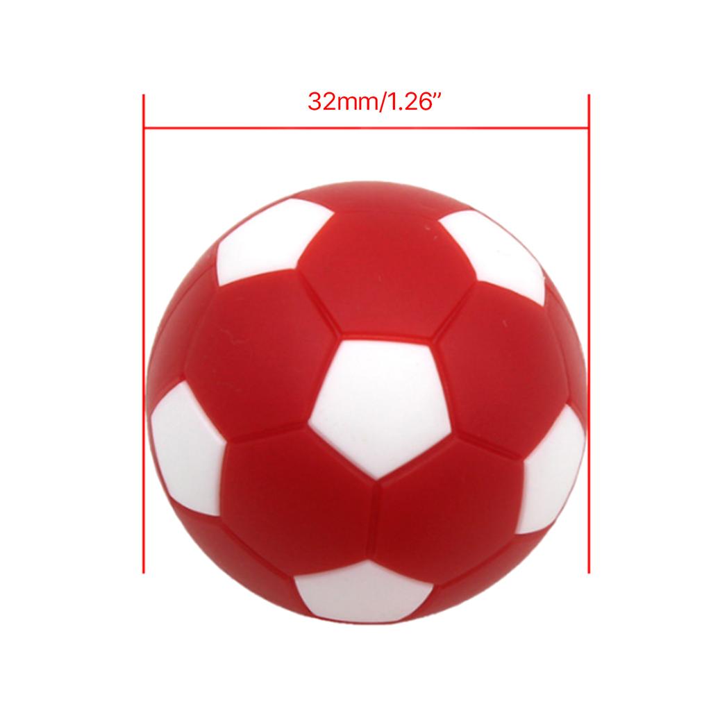 6 Pcs Foosball Table Balls Official Tabletop Game Balls Table Game Mini Football Table Soccer Balls World Cup Accessory