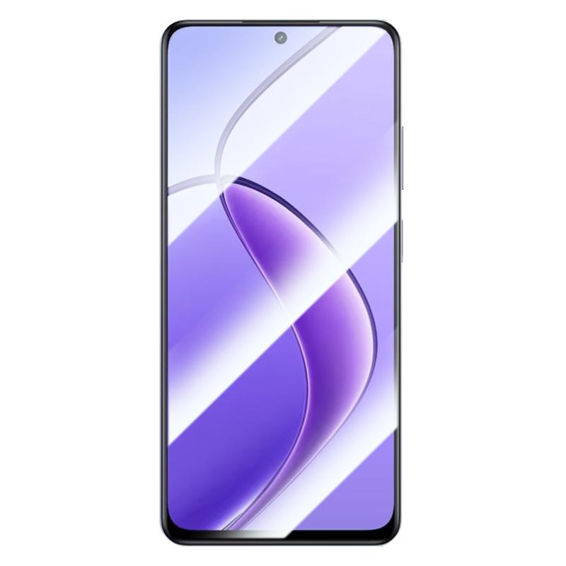 RURIHAI 10Pcs For Realme 12 5G High Aluminium-Silicon Glass Screen Protector 2.5D 0.26mm Film
