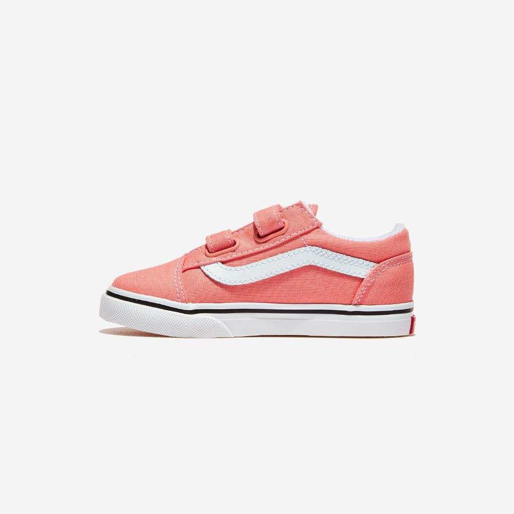 Vans Toddler Old Skool Velcro Flower [VN000Z5XGSB-SUNSET BLUSH PINK]