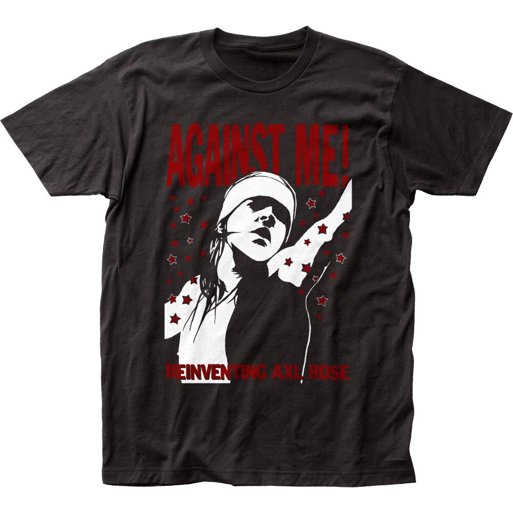 26 Against Me! Reinventing Axl Rose T Shirt Mens Licensed Rock N Roll Band Black Unisex T-Shirt M