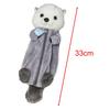 Kawaii Sea Otter Pencil Case Plush Sea Otter Doll Pencil Bag Pouch Make Up Bag Stuffed Animal Fluffy Stationerys Bag