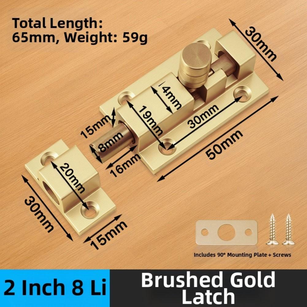 

Anti-Theft Bolt Secure Door Installation Stainless Steel Door Lock