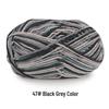 Aou Ou 5-Strand Variegated Milk Cotton Yarn Ball, Floral Medium-Thick, for Baby Scarves and Slippers.