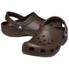 Crocs Classic clog leatherette fashion and versatile hole shoes unisex brown