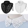 Nuova Moda Pizzo Bambola Colletto Falso Scialle Avvolgente da Donna Rimovibile Staccabile Pizzo Colletto Falso Accessorio Abbigliamento