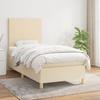 Maison Exclusive - Rete a doghe per letto con materasso Crema 100x200 cm Tessuto