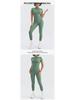 European and American Women's Quick-Dry Nude Jumpsuit: Zipper One-Piece Yoga & Sports Fitness Outerwear