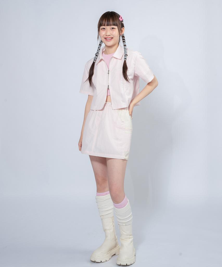 UNUSUALNORMAL Windy Symbol Skirt _ Pink