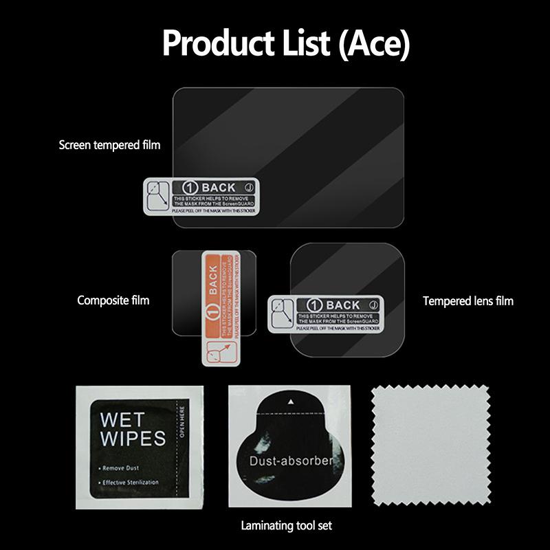 Tempered Glass For Insta360 Ace Pro Screen Protector Lens Protective Film For Insta 360 Ace Pro Anti-Scratch Protector Accessory