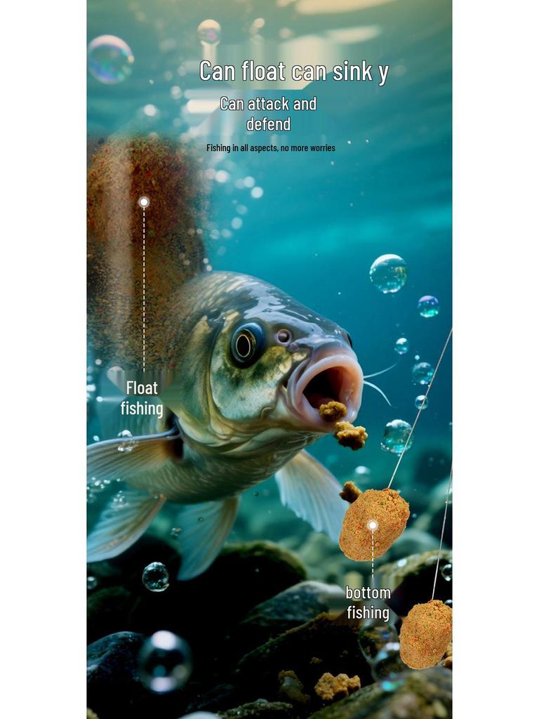 Jia Diao Ni Advanced Mixed Pond Bait for Crucian Carp and Black Pit Fish - Yan Yu Lake Competition Style
