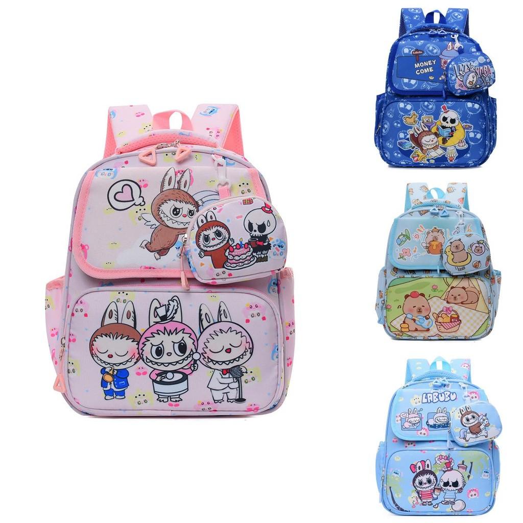 Trendy And Cute Kids School Backpack With Fun Cartoon Design And Lightweight Nylon