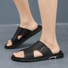 Fashion CYYTL Mens Summer Slippers Casual Shoes Beach Sandals Outdoor Slides Walking Comfort Leather Luxury Designer Lightweight Fashion
