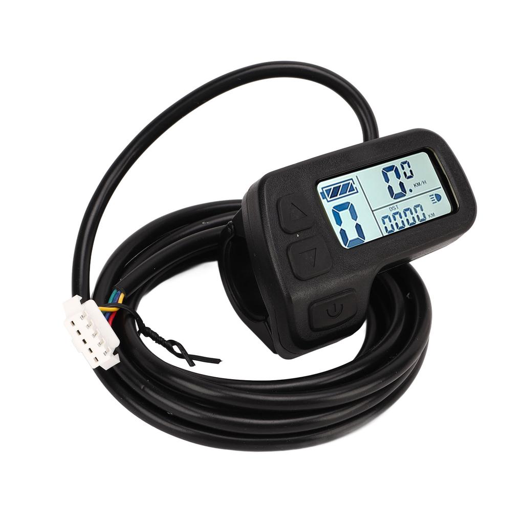 Electric Bicycle LCD Display 24V 36V 48V Universal SM Connector Speed Control Meter for Electric Bike