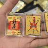 Shui Bei 999 Fine Gold Mobile Sticker: Smooth Sailing Tian Guan Ci Fu Design