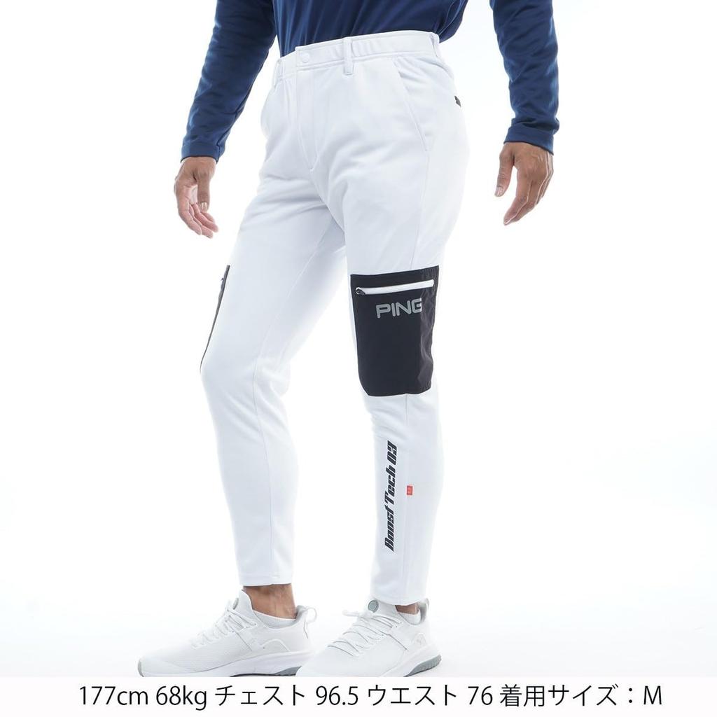 [Ping Apparel] Men's Long Pants [AddElm Series] (ADD.03 Technology)  Golf  621-3231811 030White L