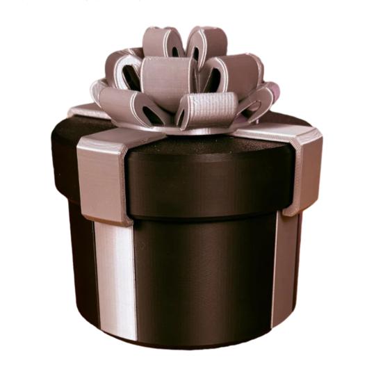 Cutie Cadou Enervantă cu Șuruburi Încuibate Glumă Cutie Încuibată pentru Cadou în Bani Ambalaj Reutilizabil Imprimat 3D Cutie Gag pentru Cadouri de Zi de Naștere Crăciun Petrecere Elefant Alb