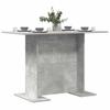 Dining Table Concrete Grey 110 x 60 x 75 cm Engineered Wood