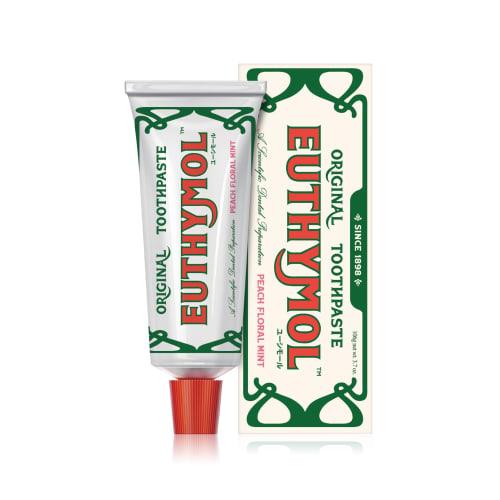 

EUTHYMOL Toothpaste, Peach Floral Scent, 106g, a beloved UK toothpaste brand