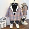 Girls' Fashion Fleece Coat 2025 Autumn and Winter Children's Hardshell Jacket Cotton-padded Jacket