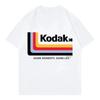 Hot Sale Kodak Brand Korean Men Women T-shirt Short Sleeve Tshirt Clothing Designer Tee High Quality T Shirt Summer Tops Fashion
