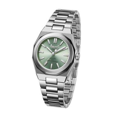 Reloj automático SoHo AR2401SGS de acero inoxidable con esfera verde para mujer