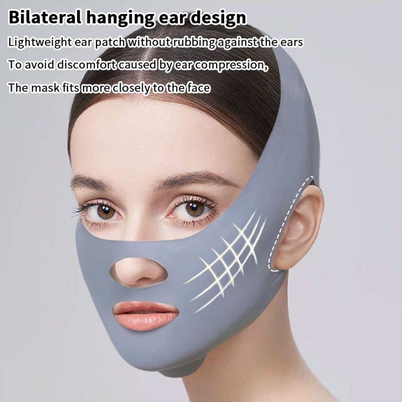 Bandage amincissant pour le visage, sculptant le visage en V et réduisant le double menton, bande liftante anti-rides pour raffermir et prendre soin de la peau
