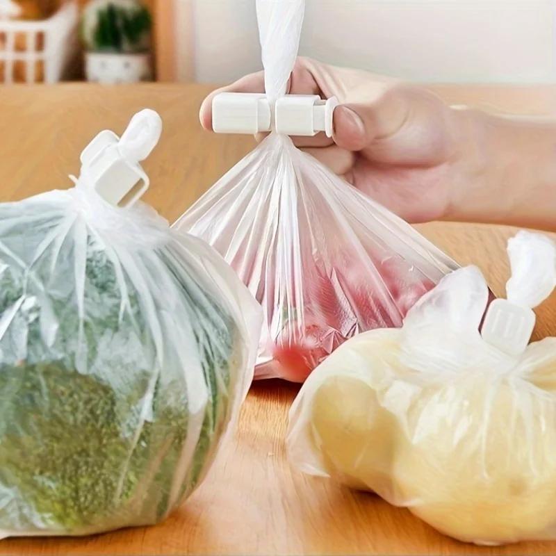 10pcs Bread Bag Clips, Food Sealing Clips for Kitchen Use, Moisture-Proof Plastic Bag Sealer for Various Bags
