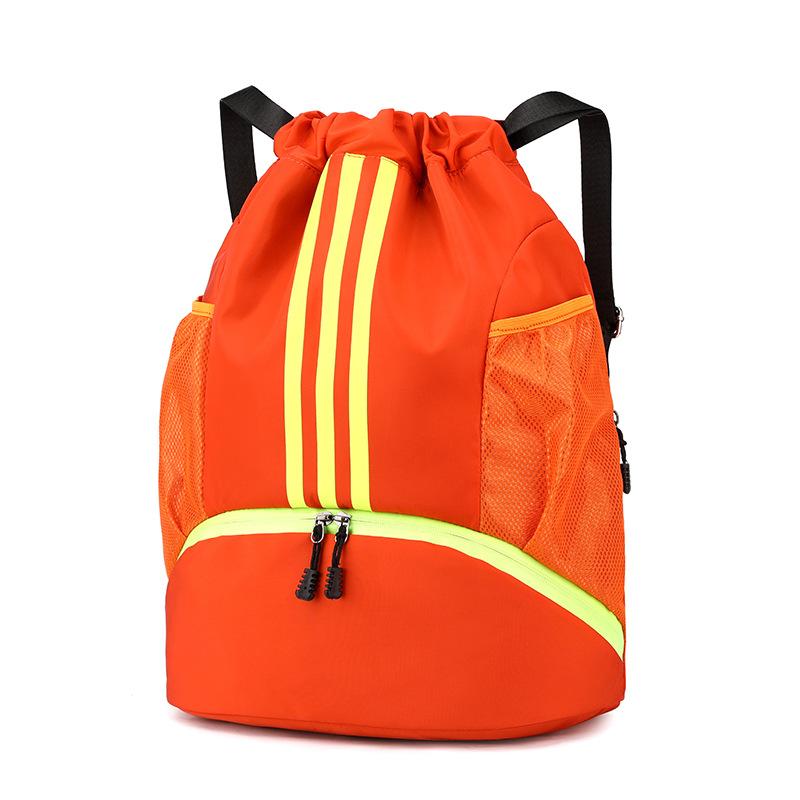 New Bundle Backpack, Light Outdoor Mountaineering Sports Bag for Men and Women, Basketball Backpack, Oxford Cloth Drawstring Backpack.