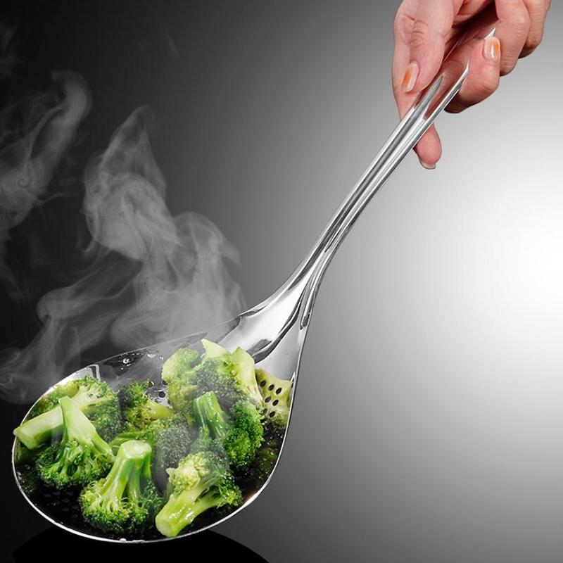 Stal nierdzewna Łyżka cedzakowa Dziurkowana łyżka Cedzak do pieprzu Durszlak kuchenny Łyżka do odcedzania spaghetti Filtracja żywności