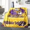 Name Custom Minnesota Vikings Print Flannel Blanket High Quality Warm Comfortable Cover for All Seasons Perfect for Gifts Home Decor