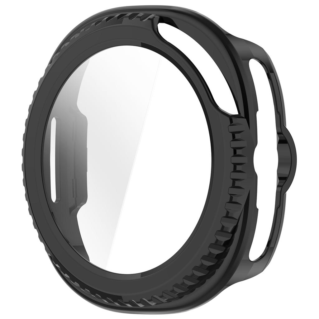 Plně ochranné pouzdro pro Samsung Galaxy Watch 8 Classic 46mm Ochranné pouzdro na displej Kryt Tvrdé PC 2v1 Skořepina+fólie z tvrzeného skla