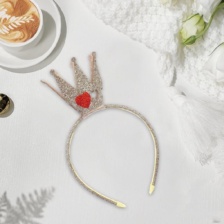 Sparkling 3D Crown Hairhoop for Women Kids Princess Hairband All Ages Birthday Party Accessories Hollowed Tiaras Headband