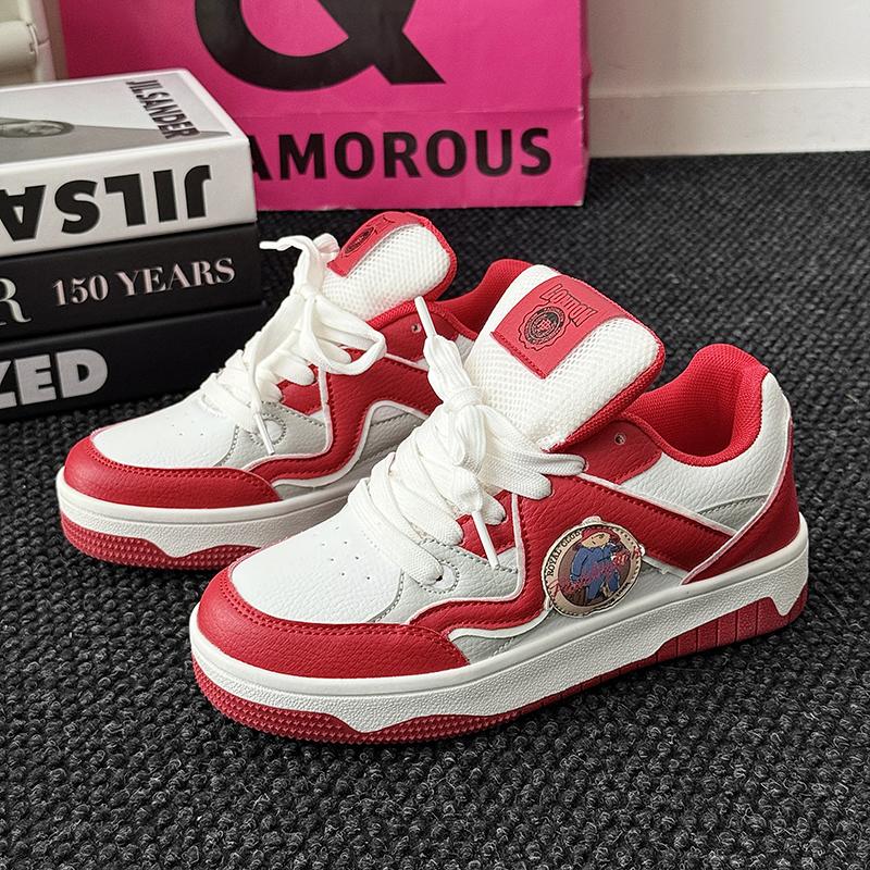 Fashion New Trend Fashion Casual Couple Sports Shoes, Summer Breathable Lace Up Men's and Women's Casual Shoes Hard-Wearing Size 35-44