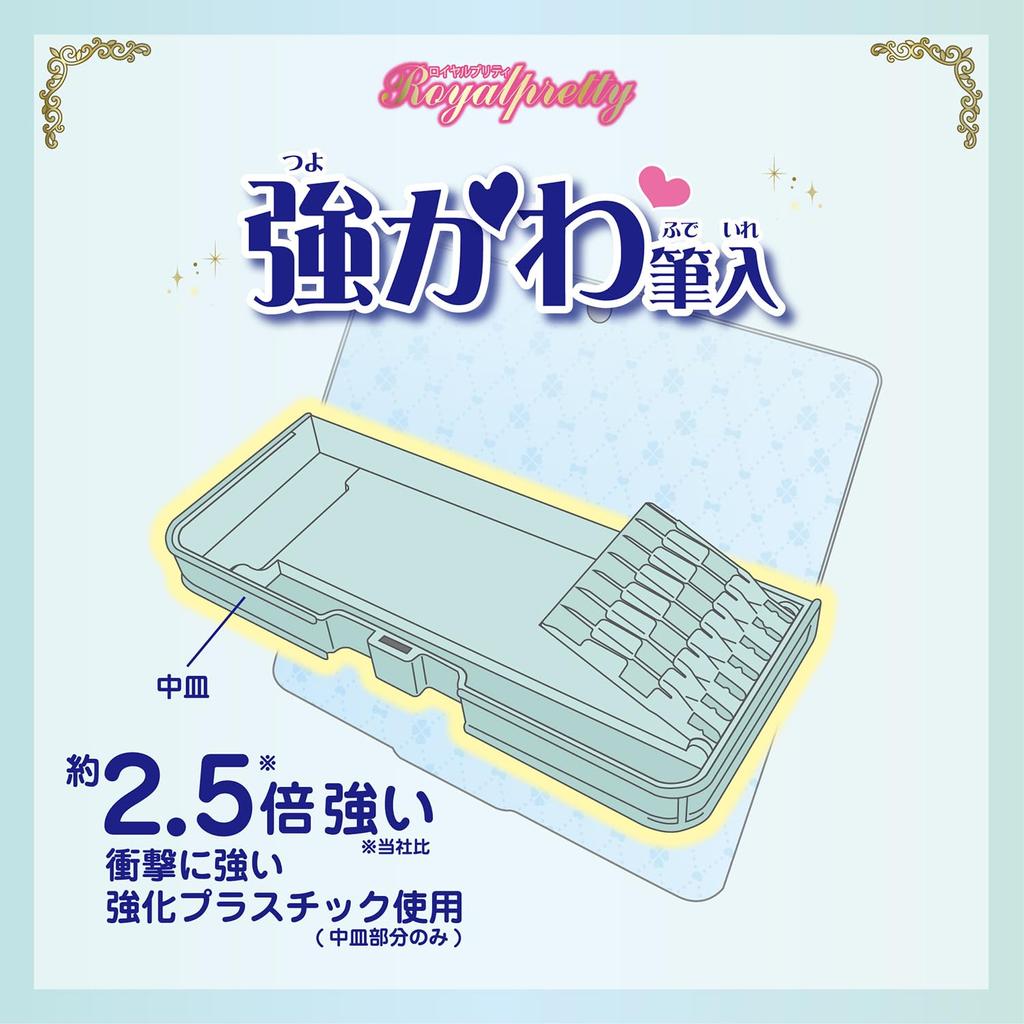 KUTSUWA Royal Pretty Caneta Fita Menta CH213MT Estojo de 2 Portas,