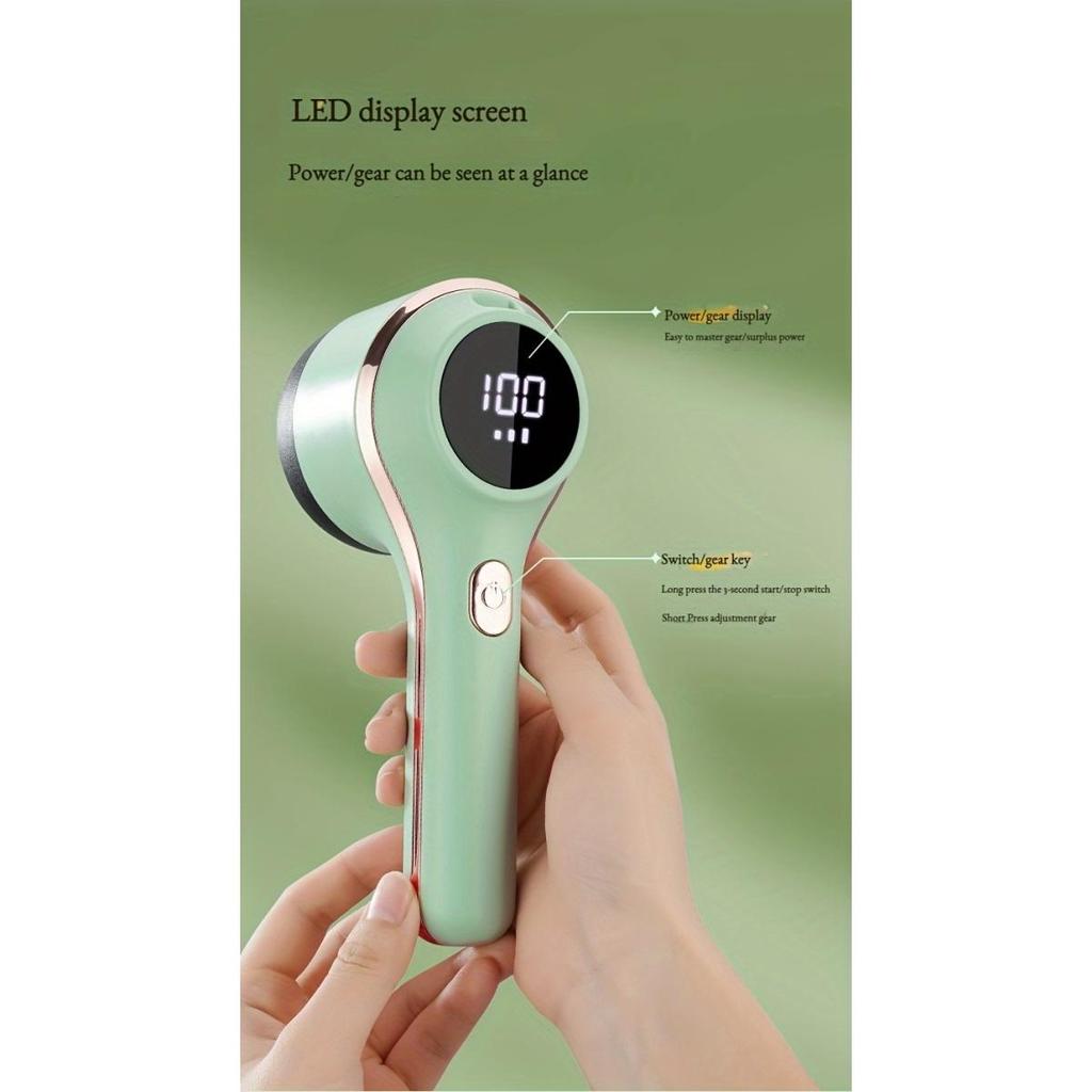 1pc, USB Rechargeable Fabric Shaver and Lint Remover - Portable and Powerful for Clothes, Bedding, and Furniture