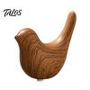Durable Ceramic Decorative Birds Bird Figurines with Wood Grain Look, Modern Home Decor Animal Sculptures, Stylish Room for Living Bedroom Office