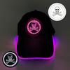 Fashion Glowing Baseball Cap LED Light Up Hiphop Hat Bar Club Props Fluorescent Hat Men Women DJ Dance Supplies Costume