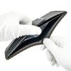 [Inden-ya] Inden Bifold Wallet, Bill Compartment C, Thin Deerskin Leather, Black with White Lacquer, Saaya Pattern, 2003-11-006