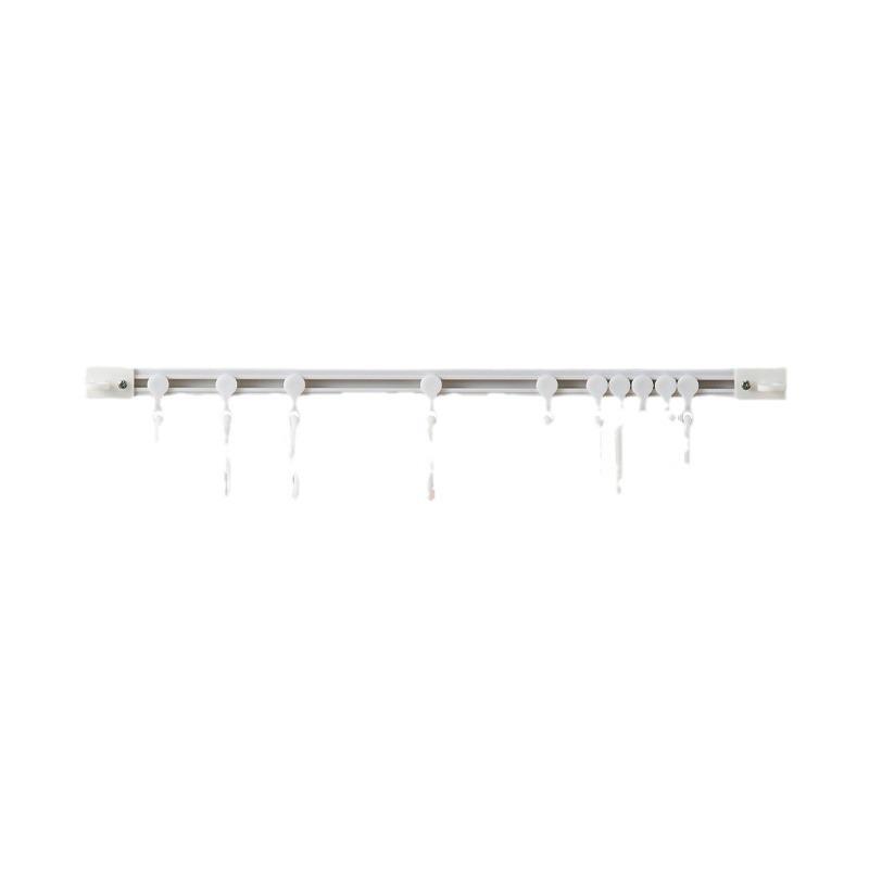 Non-Punch Sliding Rail Kitchen Storage Hooks - Strong Adhesive S-Hooks for Cabinet Doors